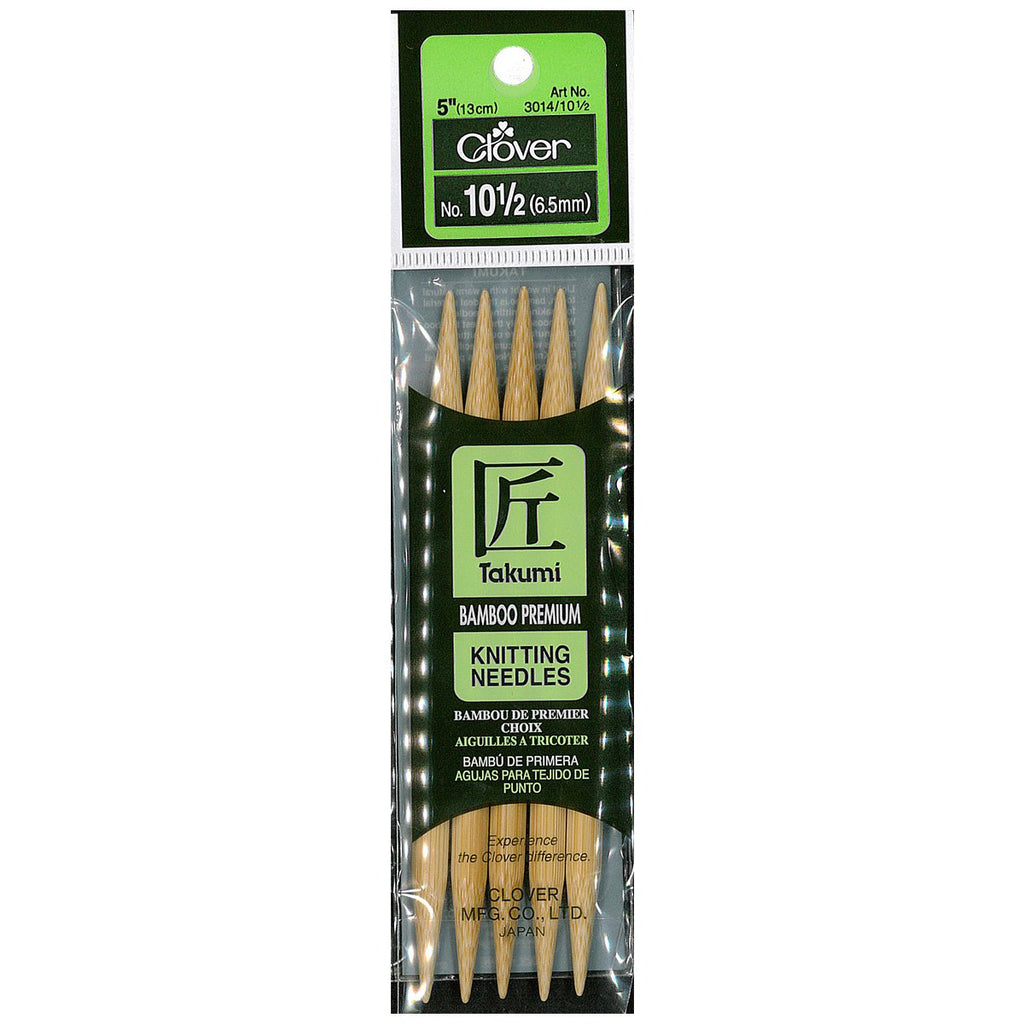 Takumi Bamboo Single Point Knitting Needles 9-Size 10/6mm 3011-10 -  GettyCrafts