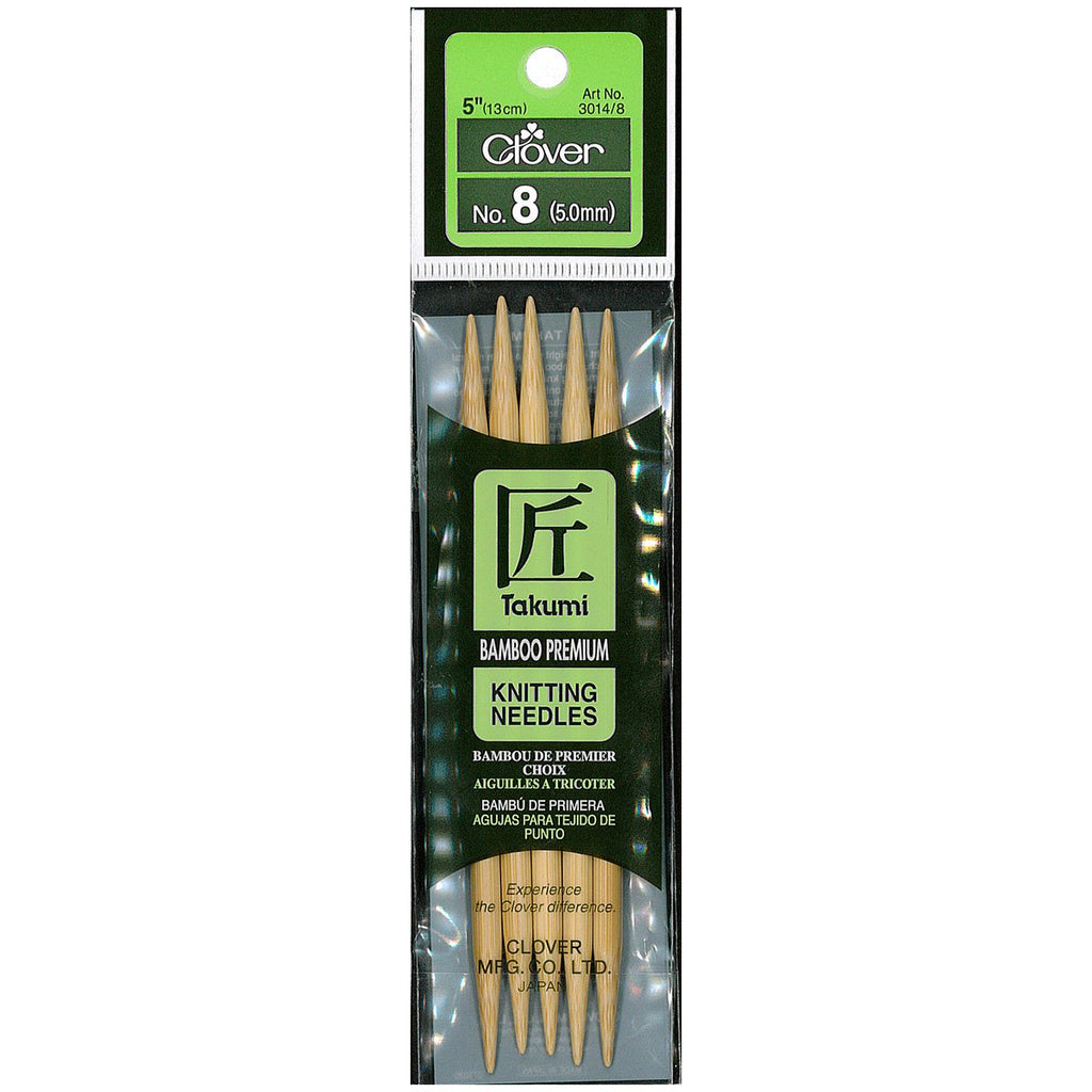 Takumi Bamboo Knitting Needles Double Pointed (7) No. 3