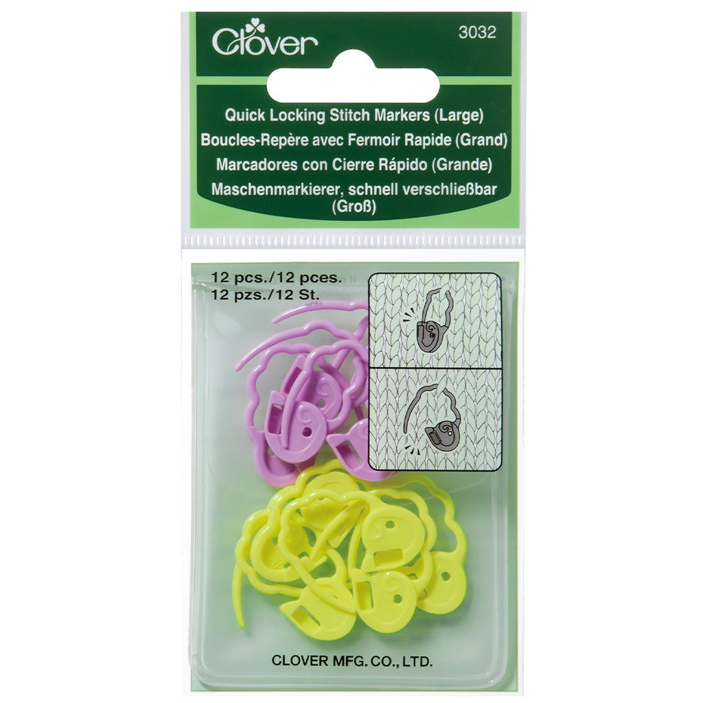 Clover Stitch Markers Triangle (Medium) at WEBS