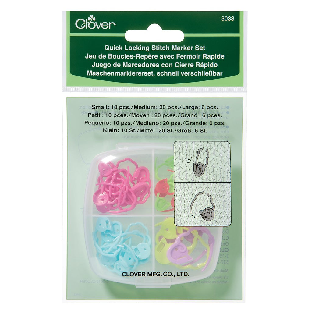 Clover Lock Ring Markers Regular - Sealed with a Kiss