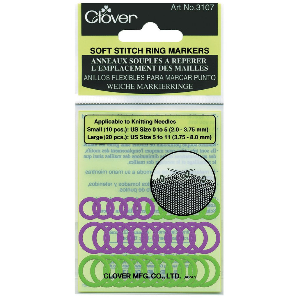 Clover Needlecraft Yarn Cutter Pendant Antique Silver Bundle with 1 Artsiga  Crafts Stitch Holder 3106