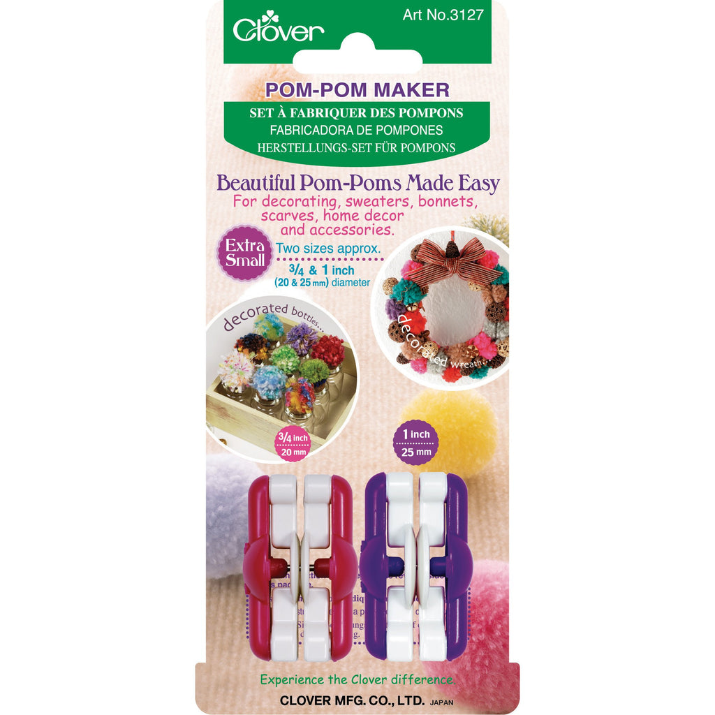 Prym 2-in-1 Pompom Maker, Large (3 & 3-1/2)