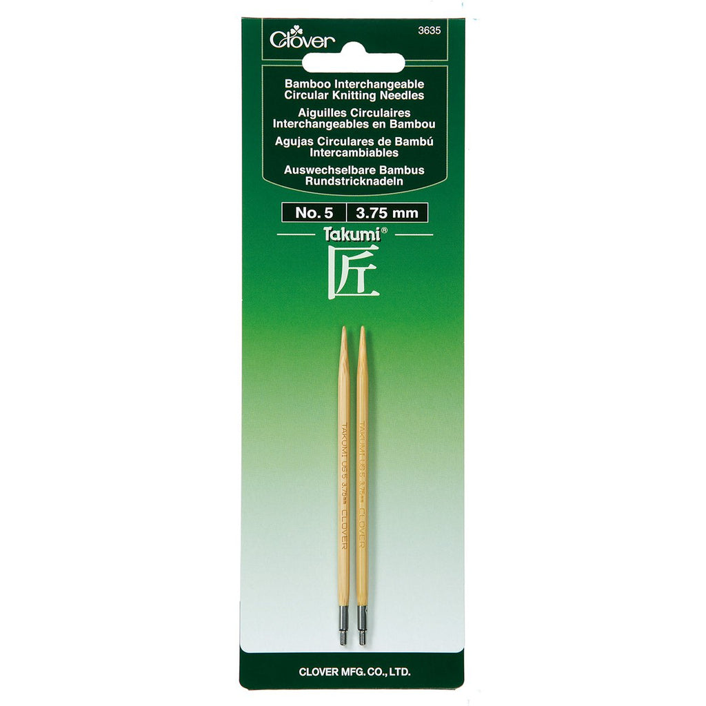 Clover-Takumi Bamboo Circular Knitting Needles 36-Size 6/4mm