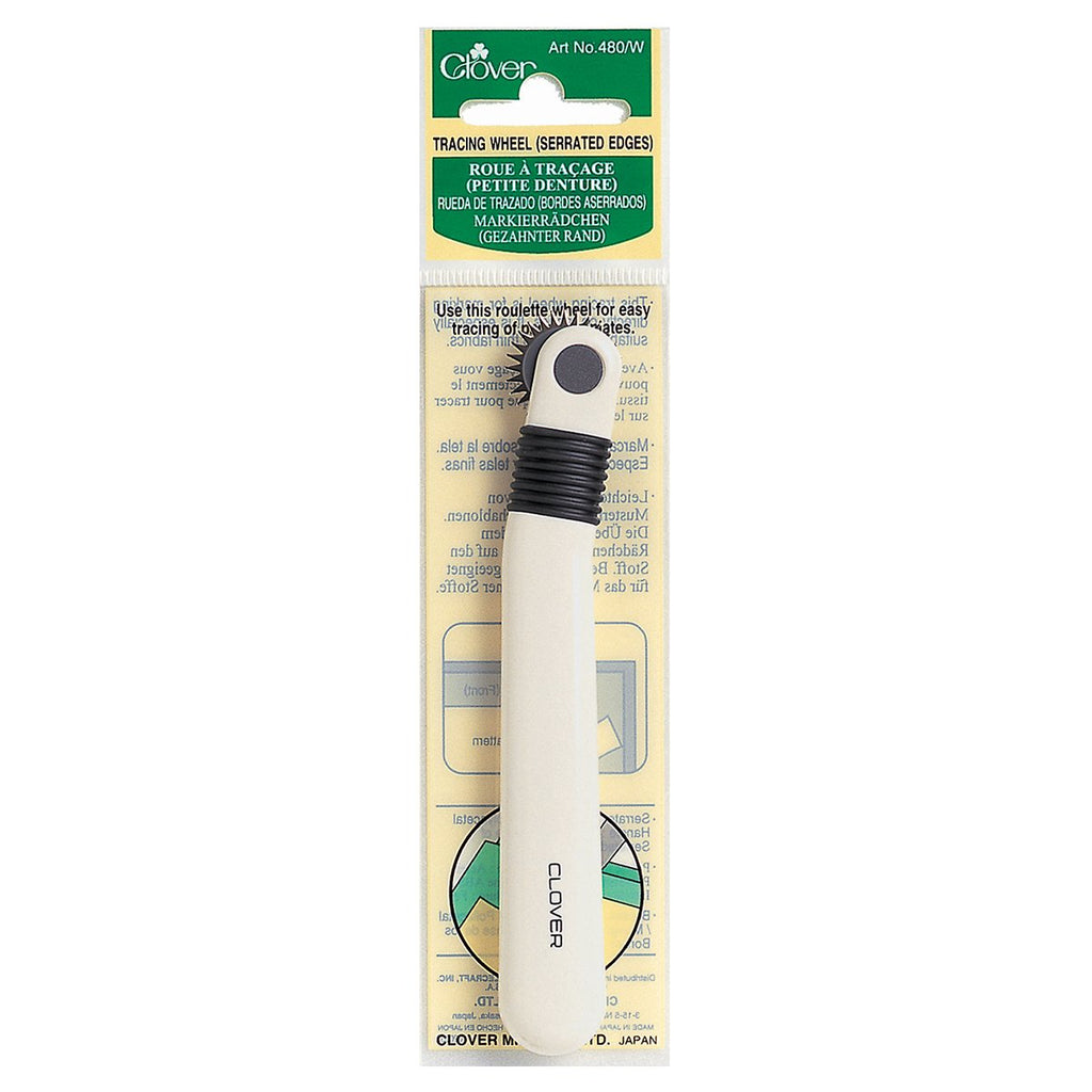 Clover Double Tracing Wheel - Serrated Edge