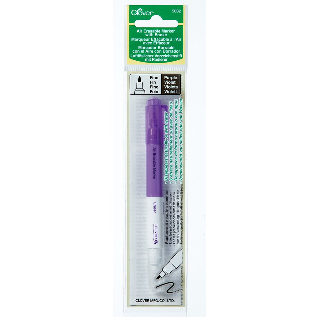 Air Erasable Marker Pen in Purple Fabric Chaco Ace Pen Violet Clothing Marking  Pen Chako Ace Pen Stitch Markers Invisible Ink Pen - China Water Erasable  Pen Clover, Air Erasable Pen Prym