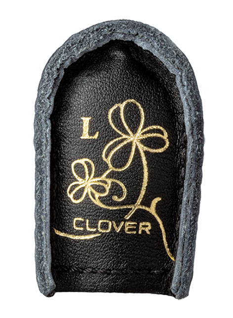  Clover Natural Fit Leather Thimble Small, Lt. Brown