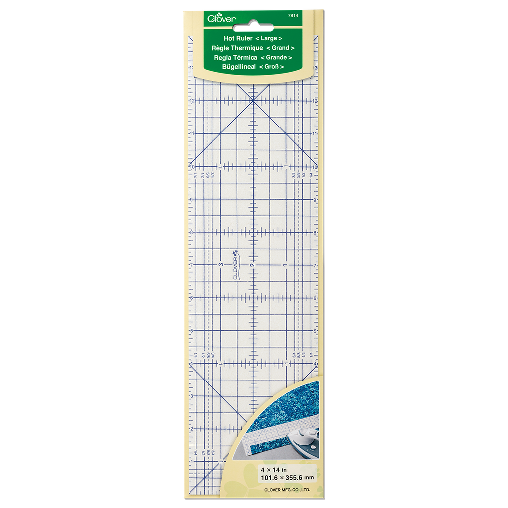 15cm/6 Clover Mini Ruler (Tax Excl.) - Studio Quilt