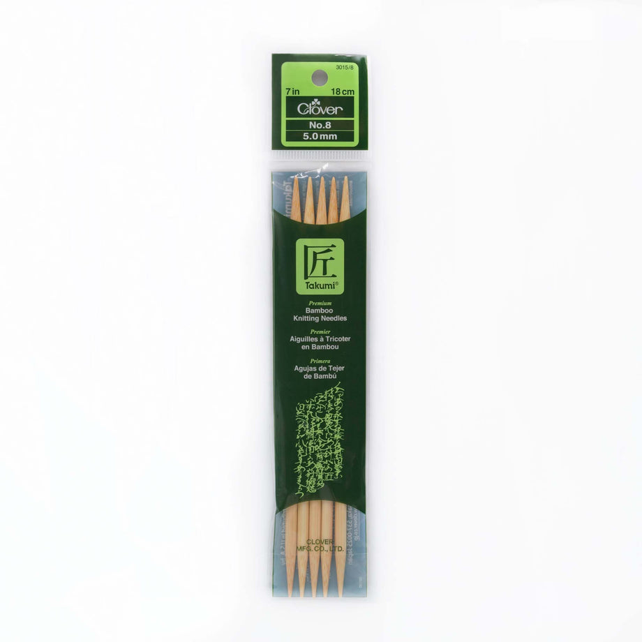 Takumi Bamboo Knitting Needles Circular 24 No. 6 (4.00mm) – Clover  Needlecraft, Inc.