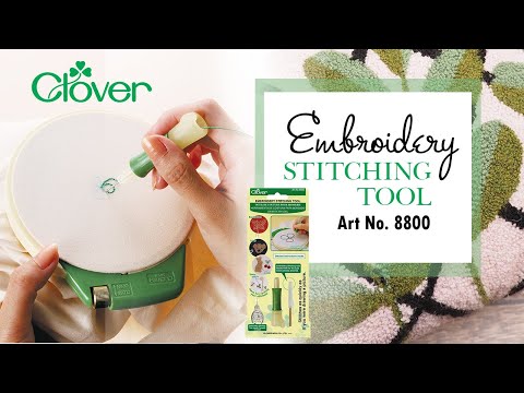 Clover 8804 Embroidery Stitching Tool Needle Refill 3-ply 