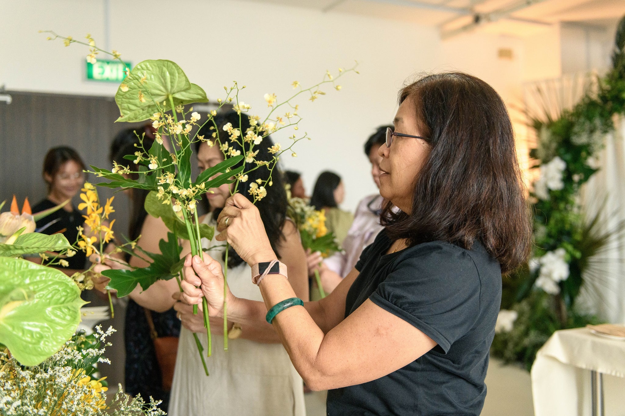 Echevaria.co Studio Launch Event Botanical Floral Arrangements
