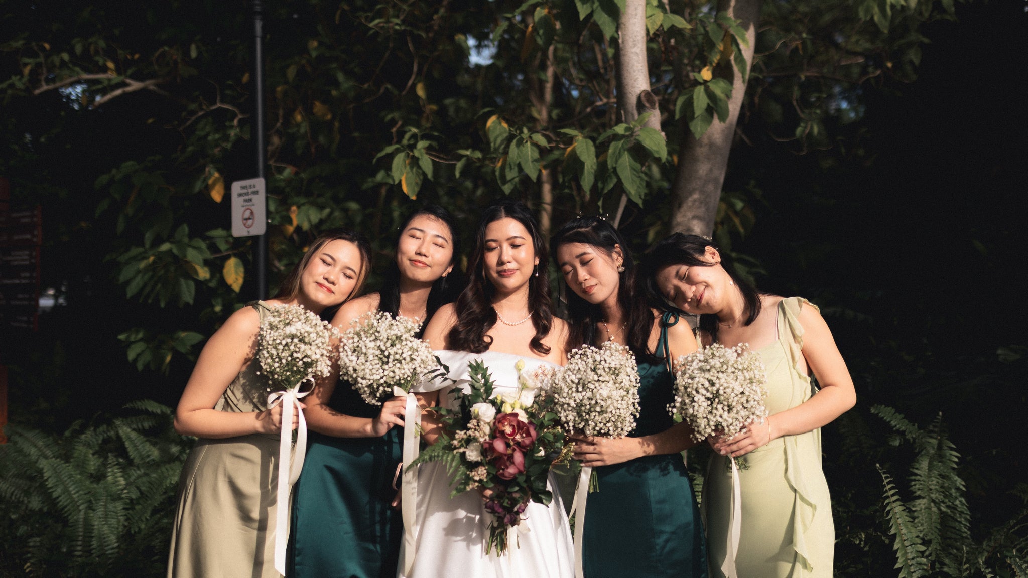 Botanical Floral Bouquet for Wedding at Welsey Church 14