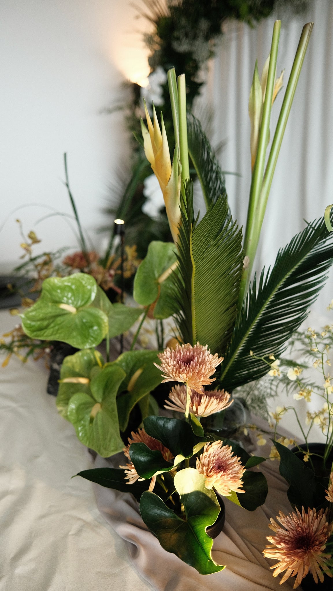 Echevaria.co Studio Launch Event Botanical Floral Arrangements Table Centrepieces 08
