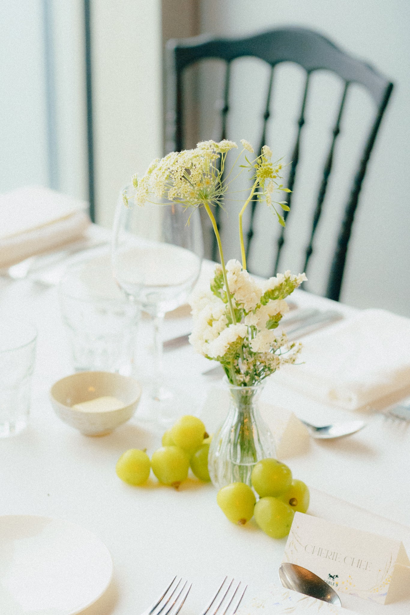 Botanical Floral Ikebana Table Arrangements with Fruits for Wedding at 1-Arden 07