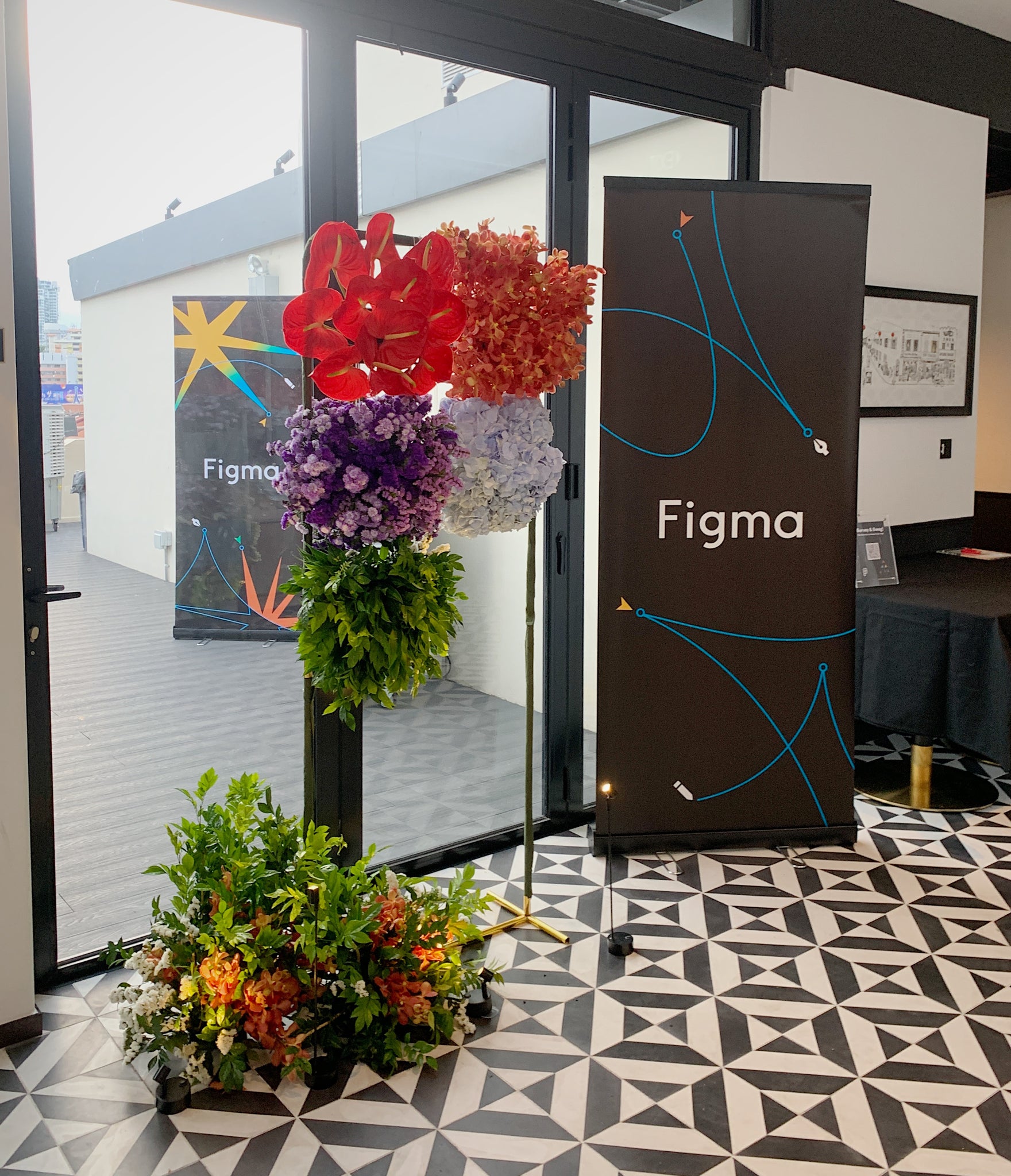 Vibrant Floral Installation for Figma Launch 02