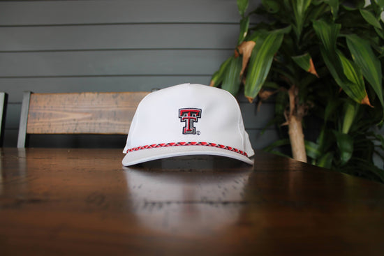 Texas Tech Red Raiders on Black Poly Retro Rope Hat – Retro Hat Co by  Redd.Vintage