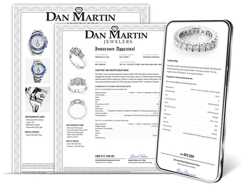 Appraisal Dan Martin Jewelers