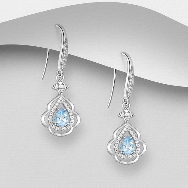 Jared 10k White Gold Diamond Flower Teardrop Pendant and Earrings Set  eBay