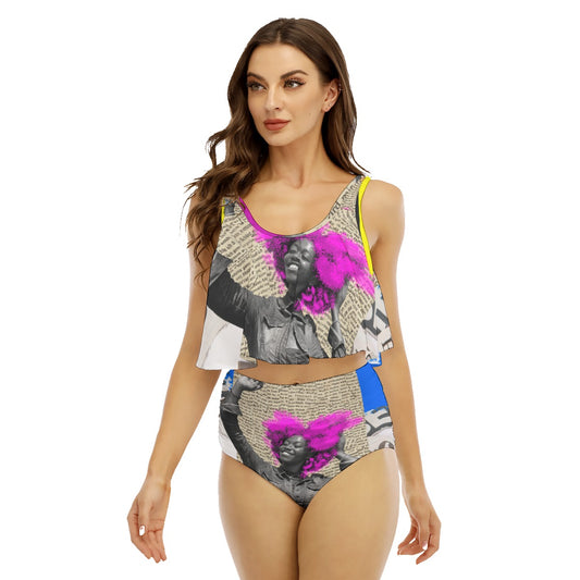 Why So Serious - All-Over Print Women's Bikini Swimsuit With