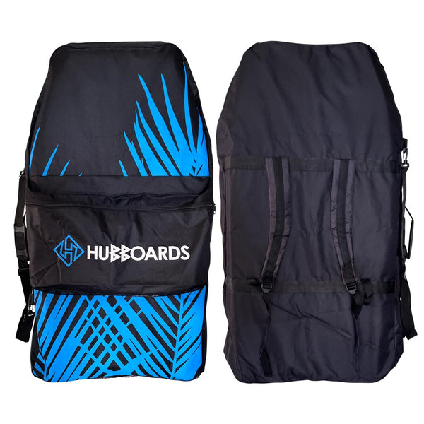 Hubboards Transit Double Bodyboard Bag (Palm Print) - Inverted Bodyboarding