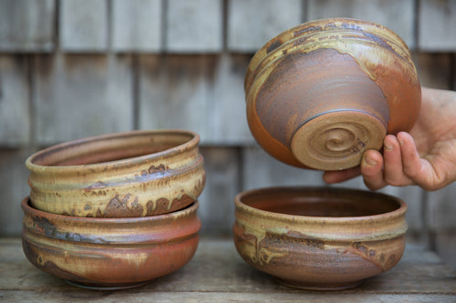 Rounded Soup Bowl with Handle – With These Hands Pottery