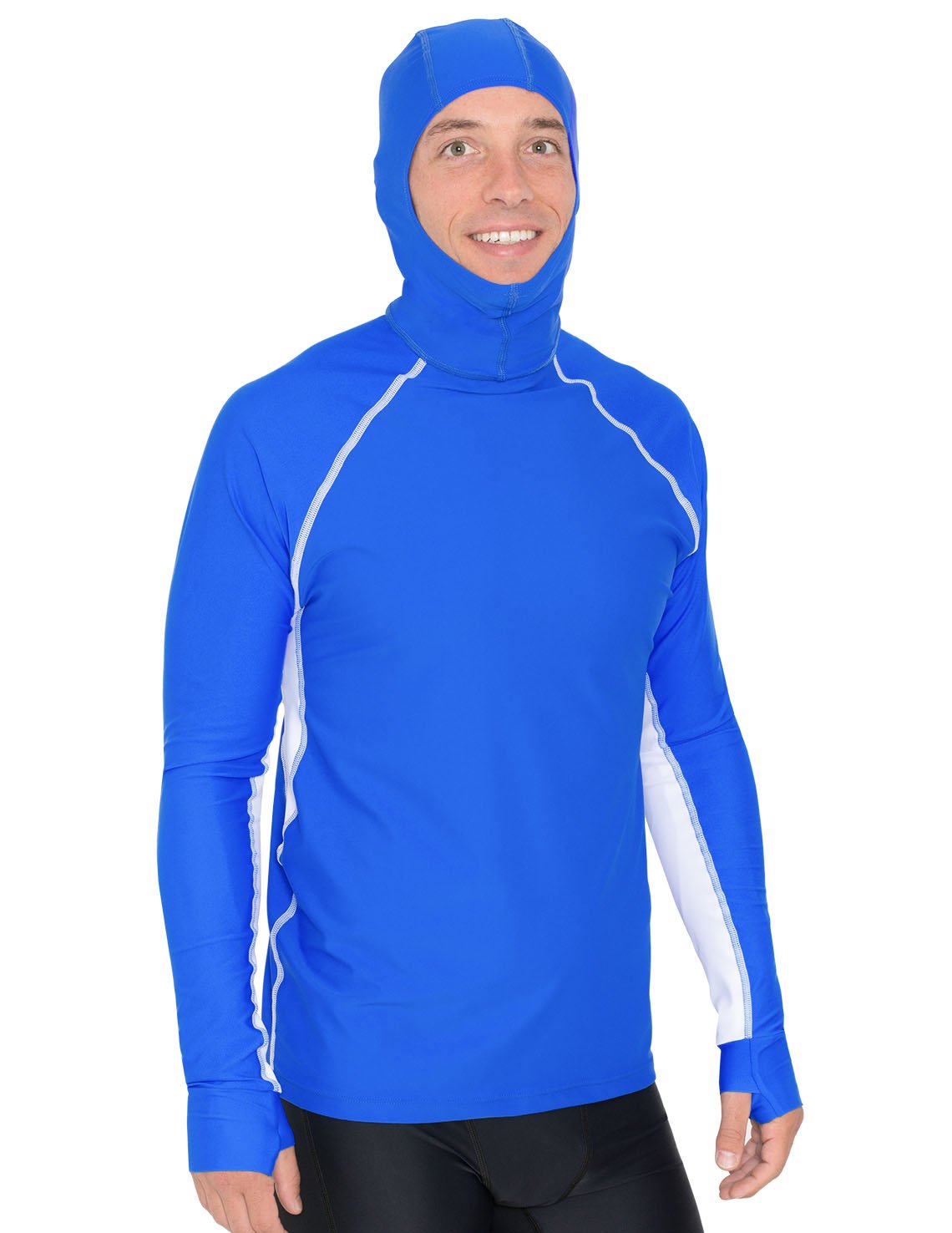 Uitgaand passie minimum Men's Snorkel Hoodie Long Sleeve Rash Guard - Royal/White – Tuga & Family  of Brands