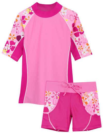 Boys Swim Set With Long Sleeve Rash Guard, Swim Shorts, And Sunglasses,  Kids Ages 5-6 : Target