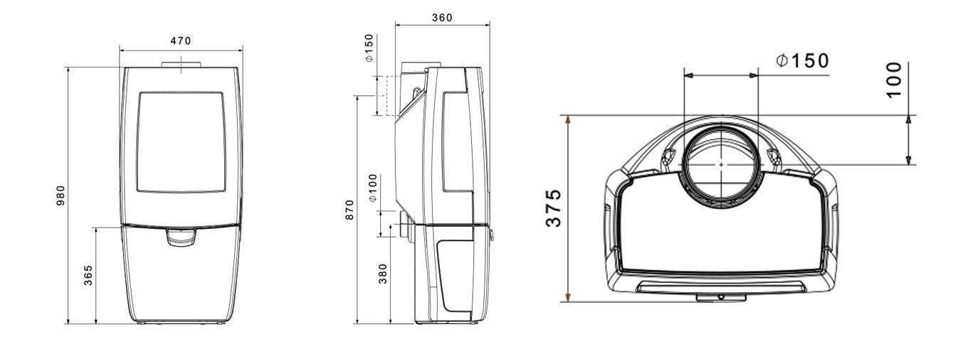 Dovre Sense 203 Dimensions