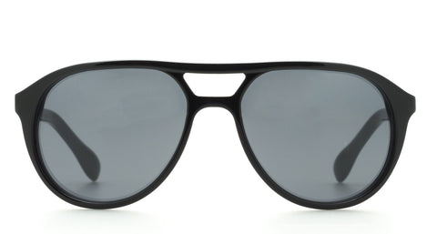 Stevie Sunglasses in Black Italian Acetate. Handmade in Britain. Made to order.