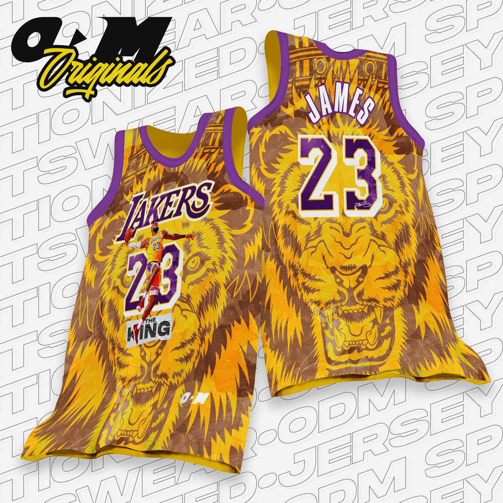 LA Lakers LeBron Retro x ODM Concept Jersey – On D' Move Sportswear