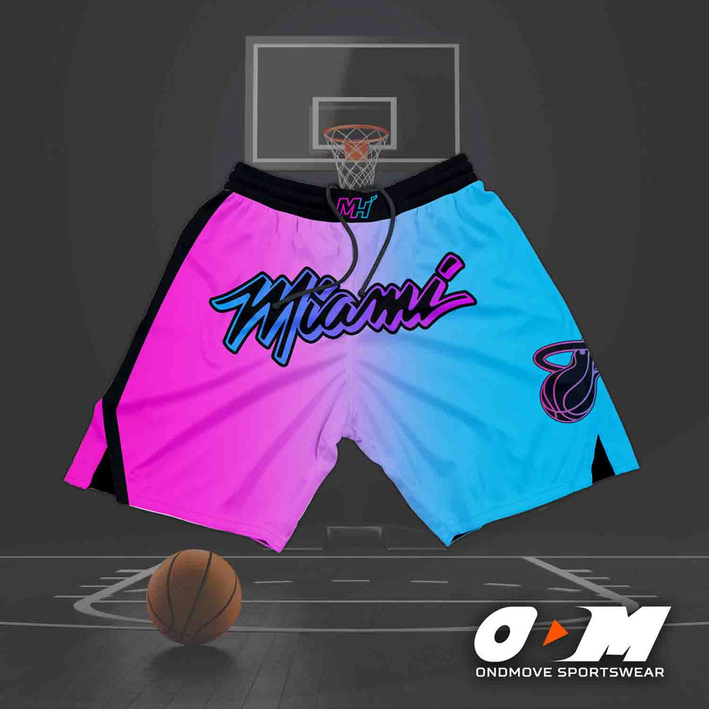 Miami Heat Tropical Retro Shorts – On D' Move Sportswear