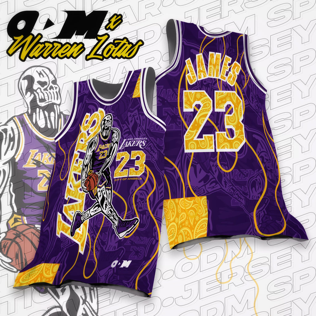 LA Lakers LeBron Retro x ODM Concept Jersey – On D' Move Sportswear