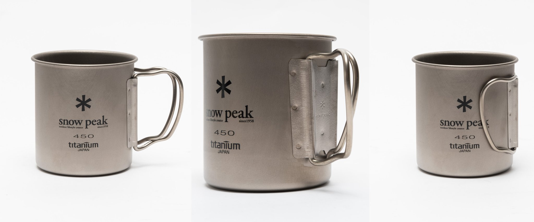 SNOW PEAK Titanium Single Wall 450 Mugg