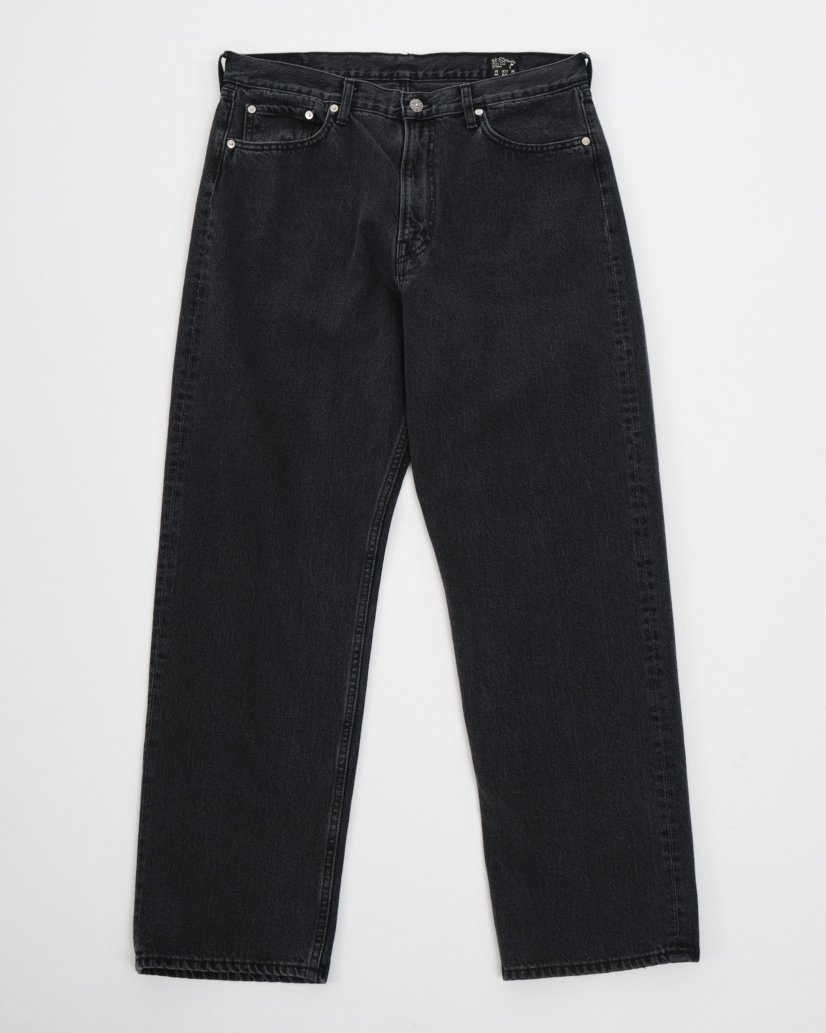 101 DAD'S FIT DENIM PANTS BLACK STONE