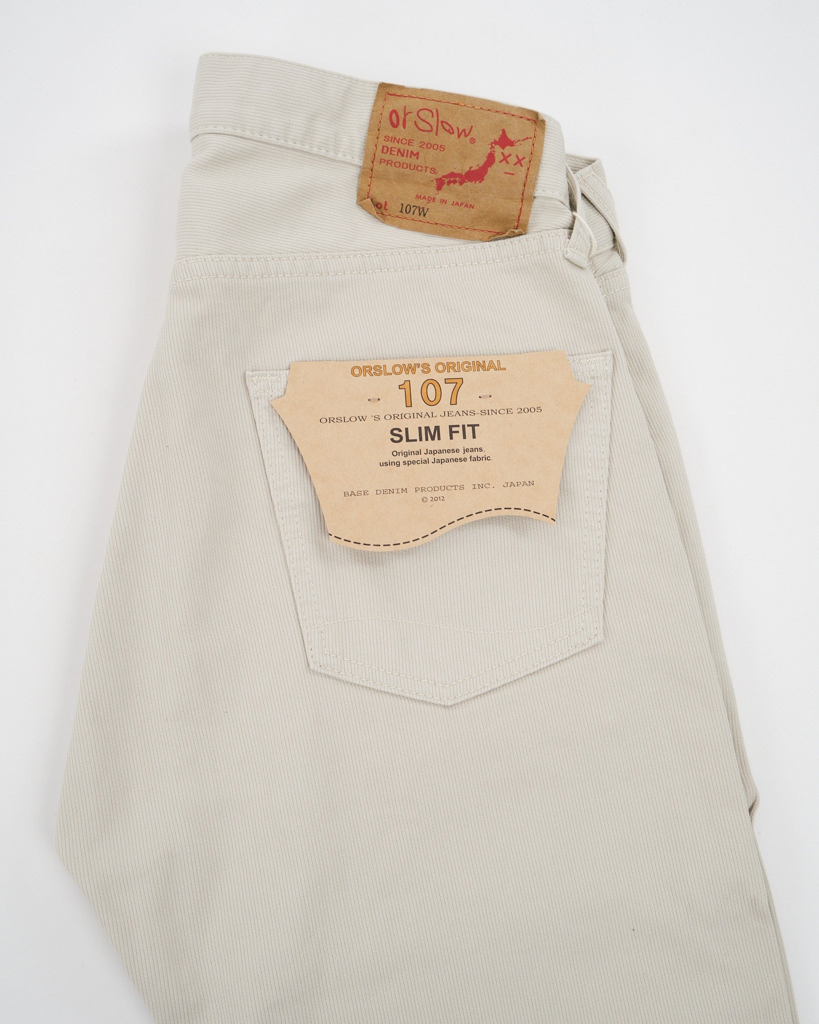 107 COTTON PIQUE IVY FIT PANTS IVORY