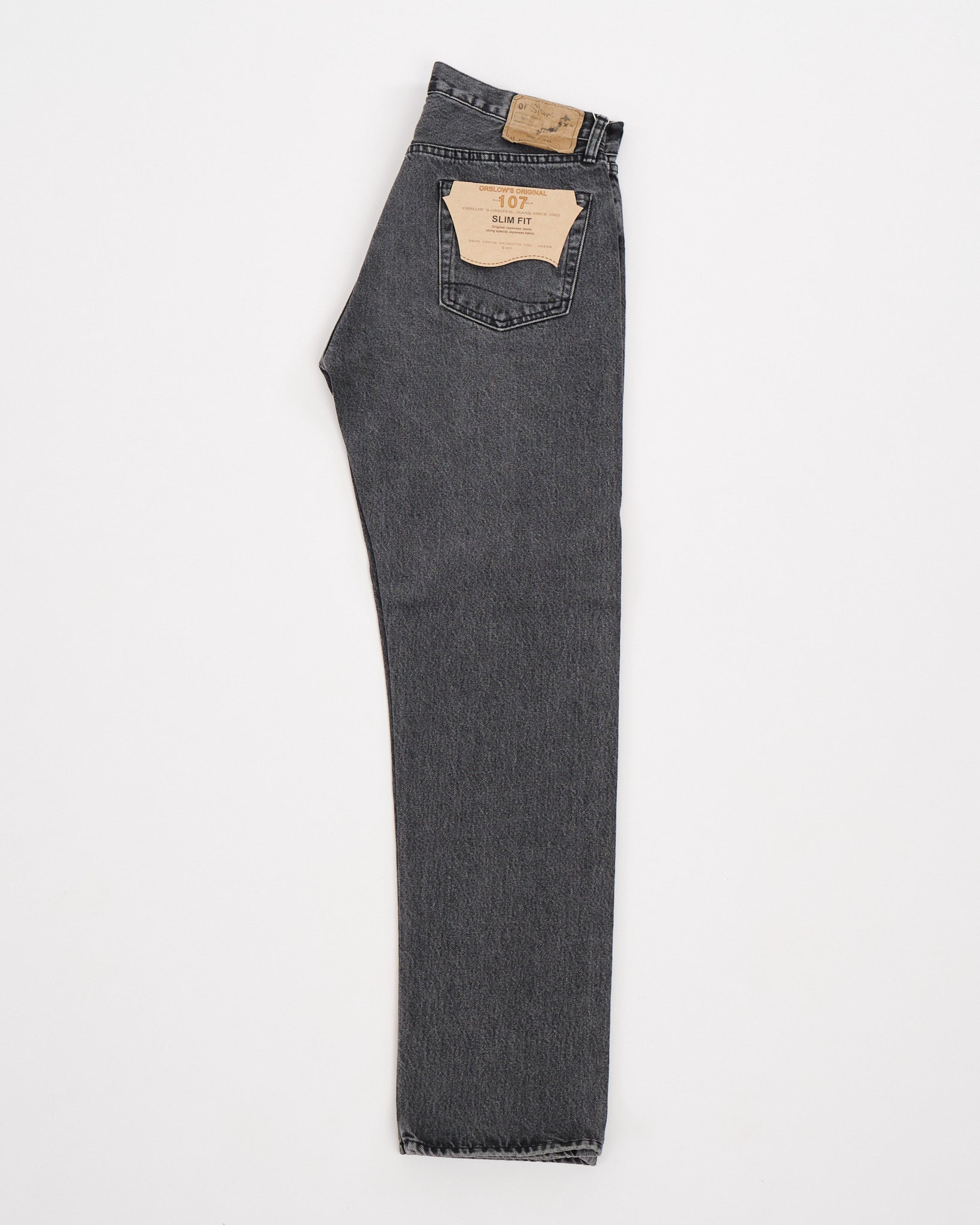 107 Ivy Fit Selvedge Denim Jeans 2 Year Wash by Orslow