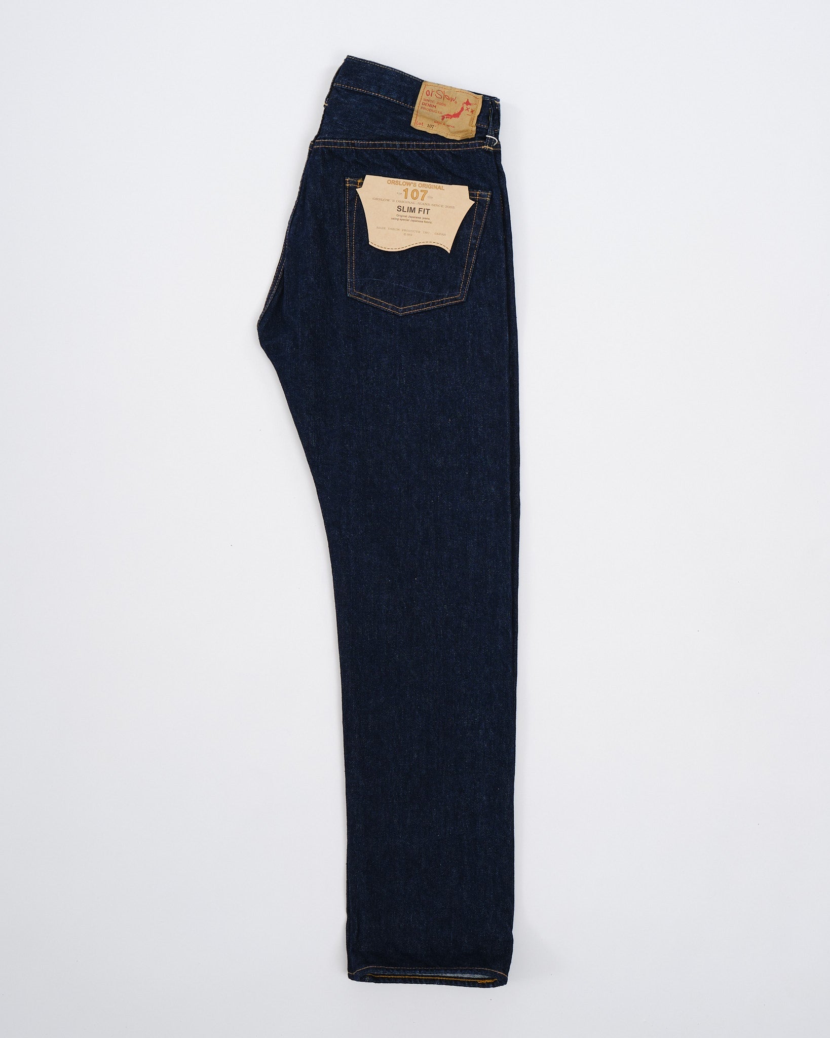 107 IVY FIT SELVEDGE DENIM ONE WASH