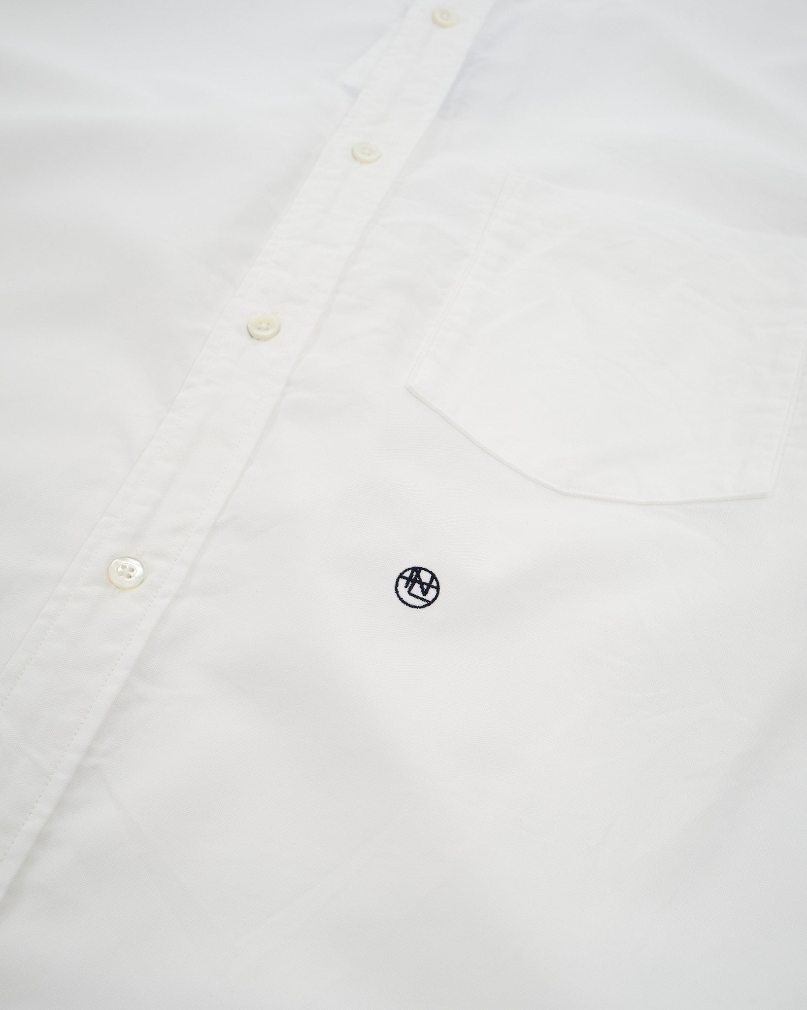 Button Down Wind Shirt White