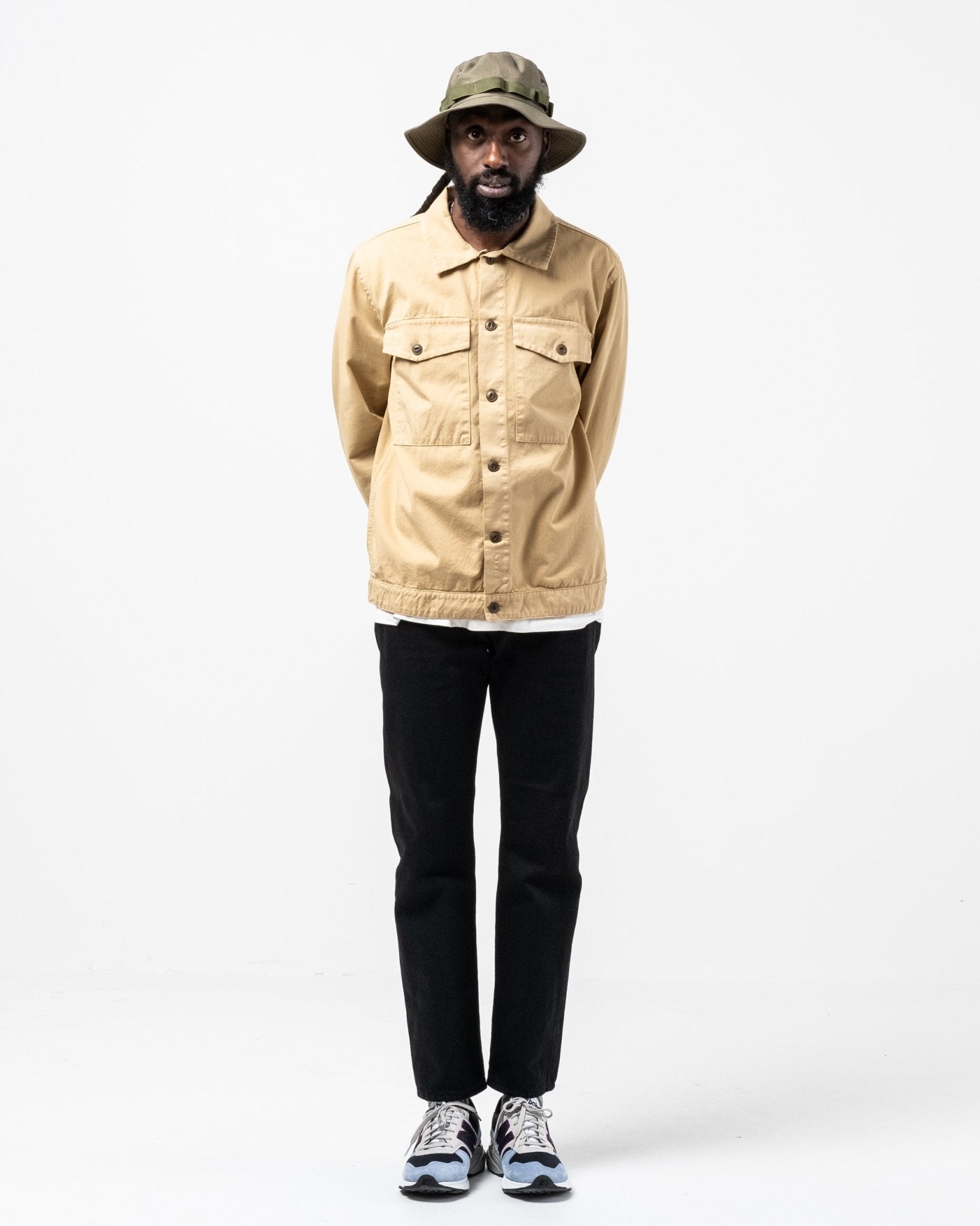 Colin Utility Overshirt Oat