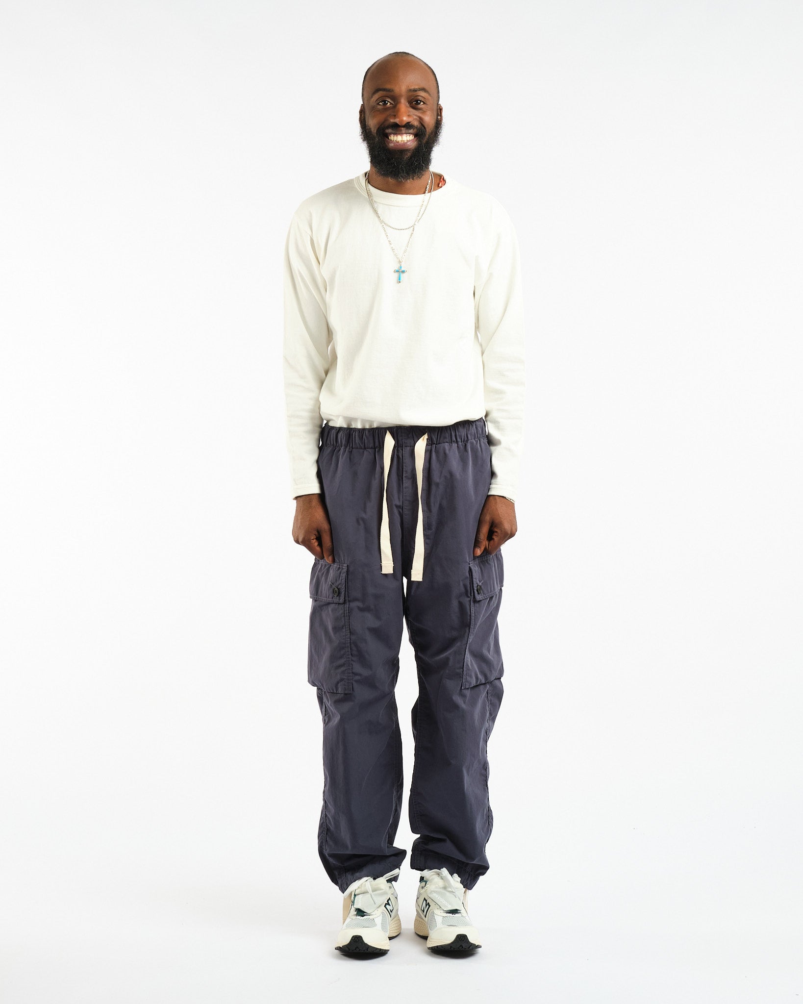 Easy Cargo Pants Marine Navy