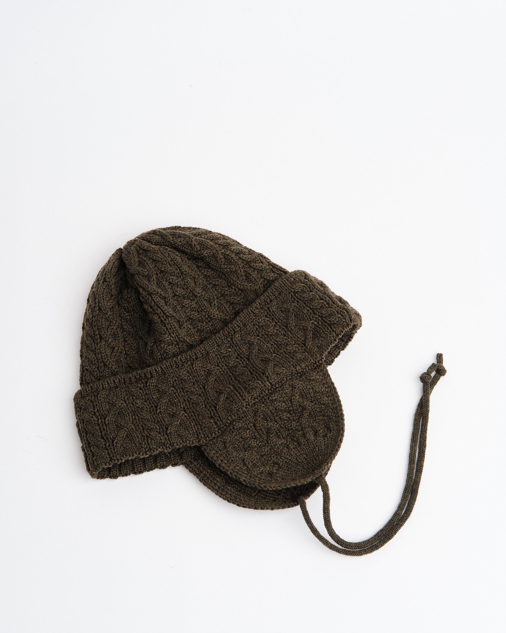 Elias Knit Flightcap Olive