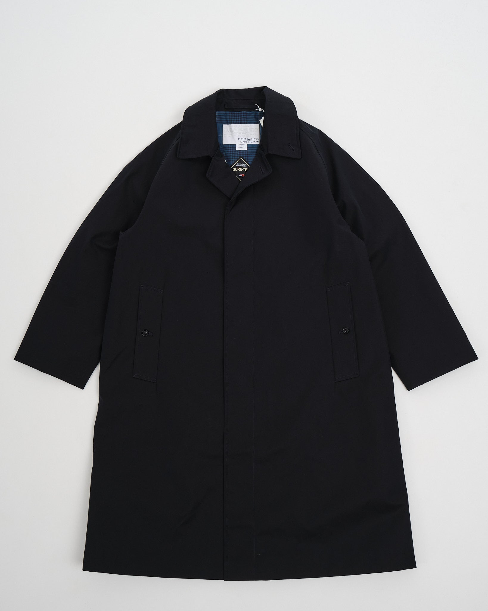 GORE-TEX Balmacaan Coat Navy