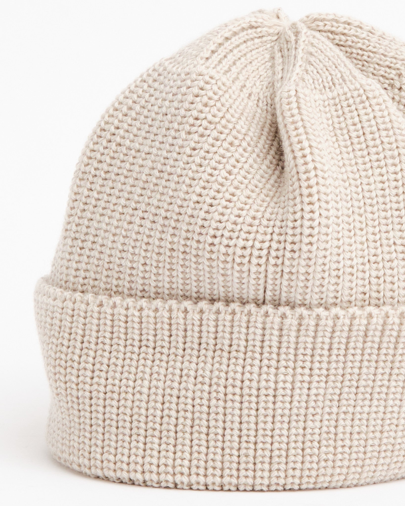 Knit Watch Cap Beige