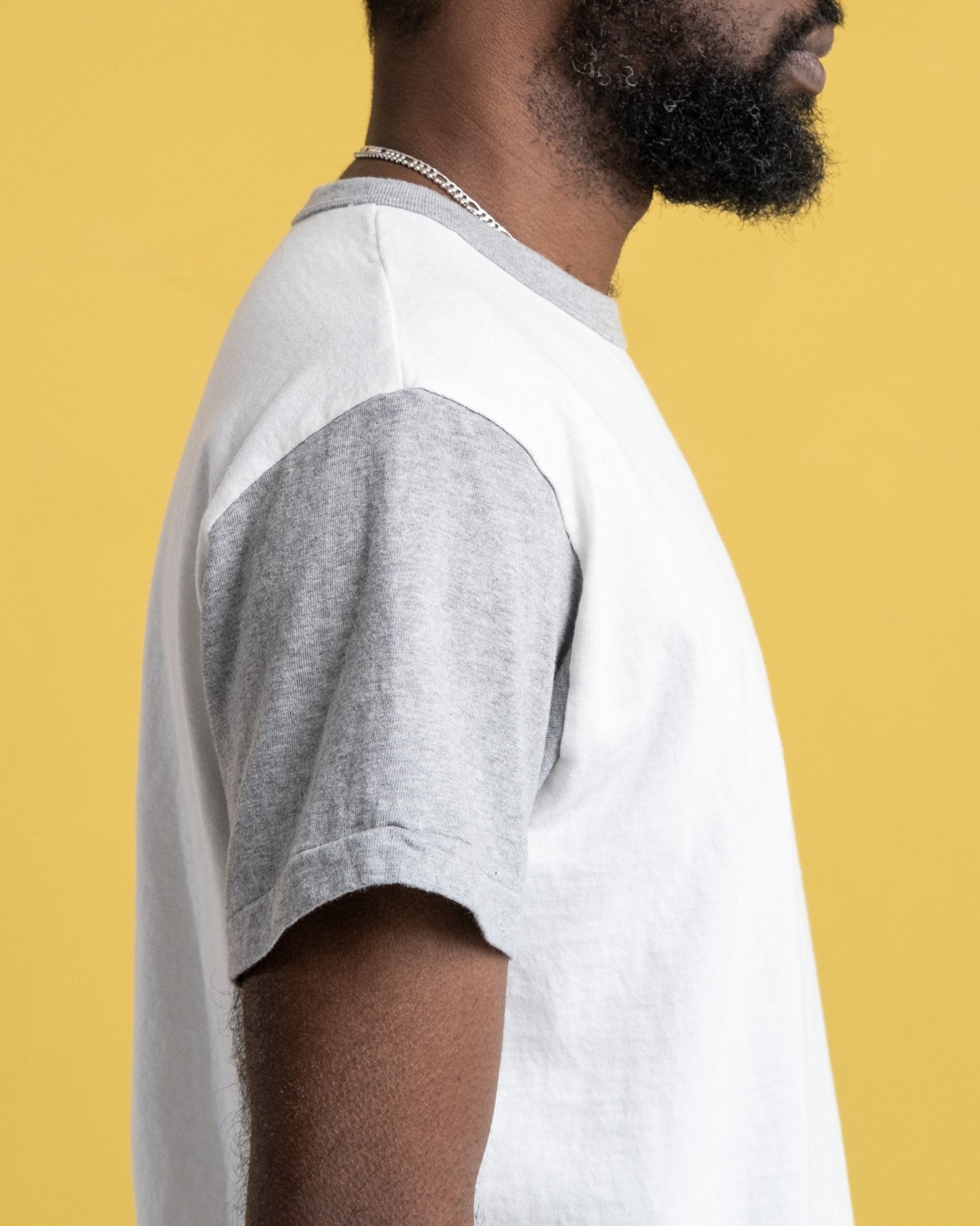 La'ie SS T-Shirt Off White / Hambledon Grey 