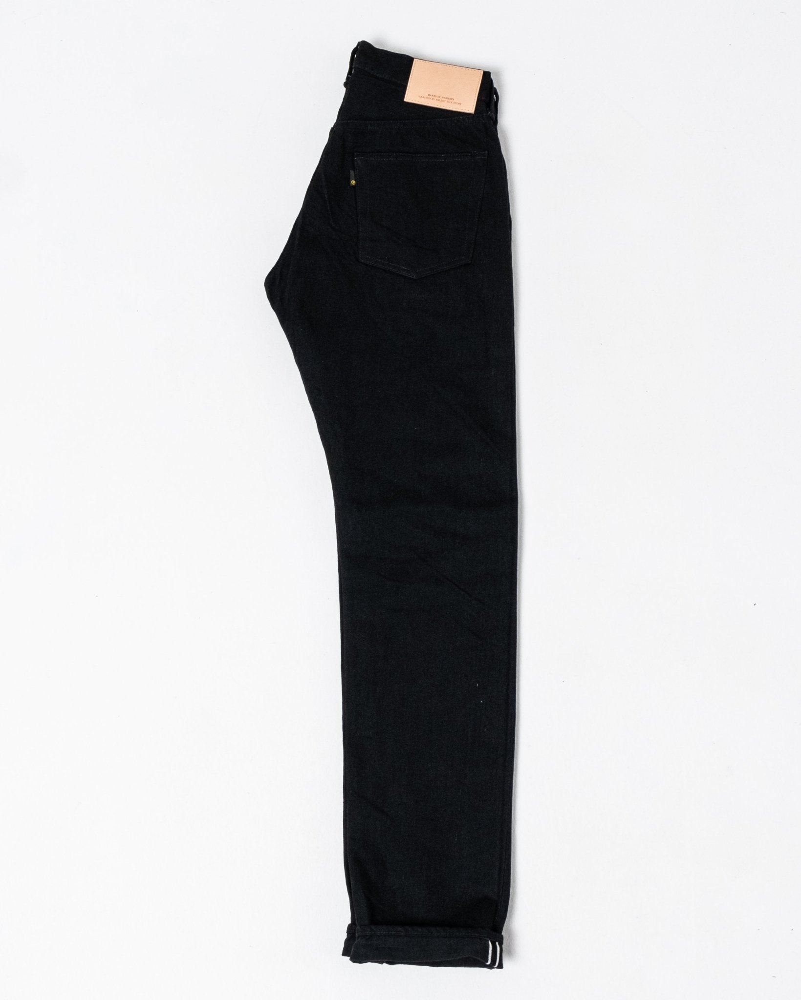 Raw 5 Pocket Black Denim Narrow