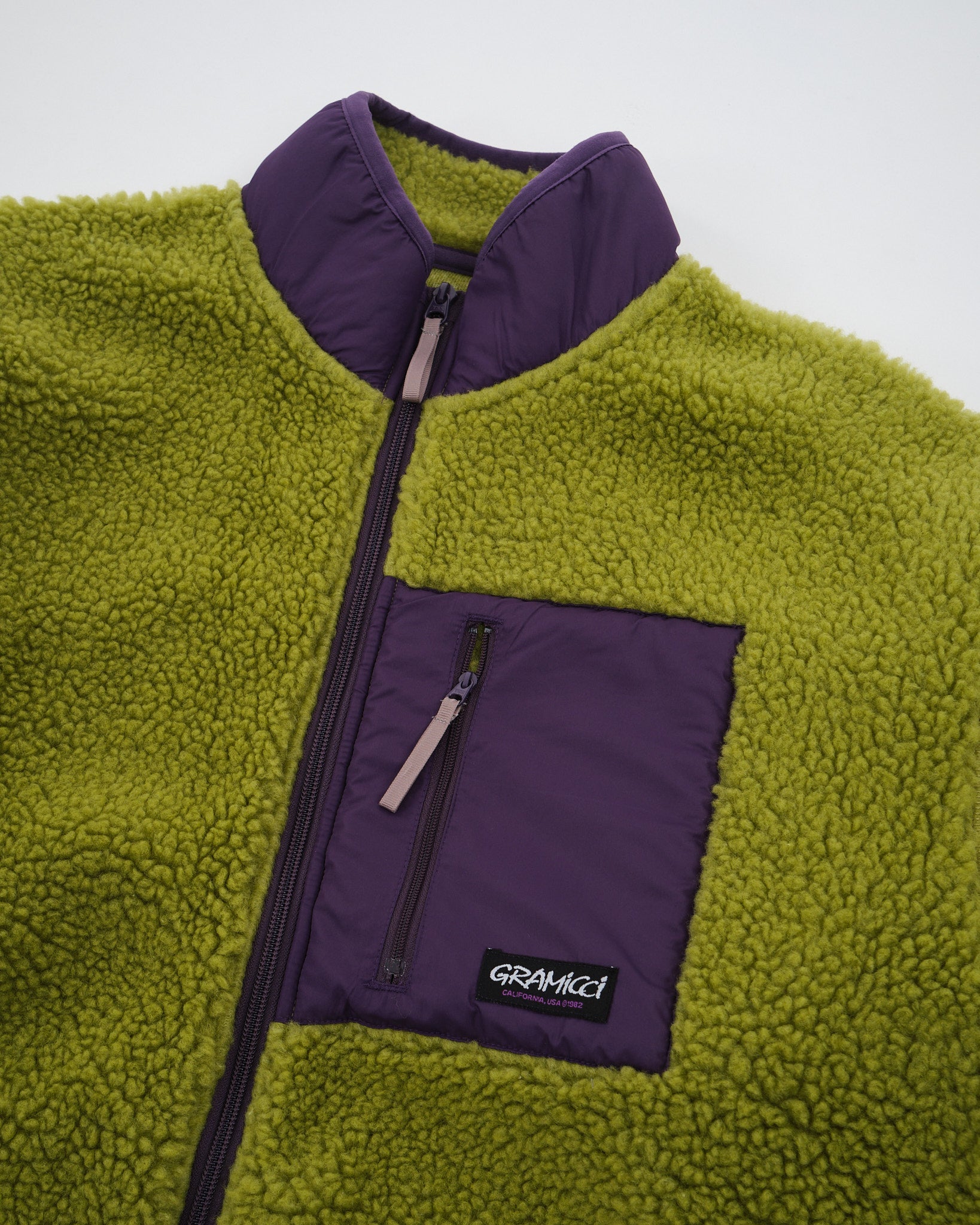 Sherpa Jacket Dusted Lime