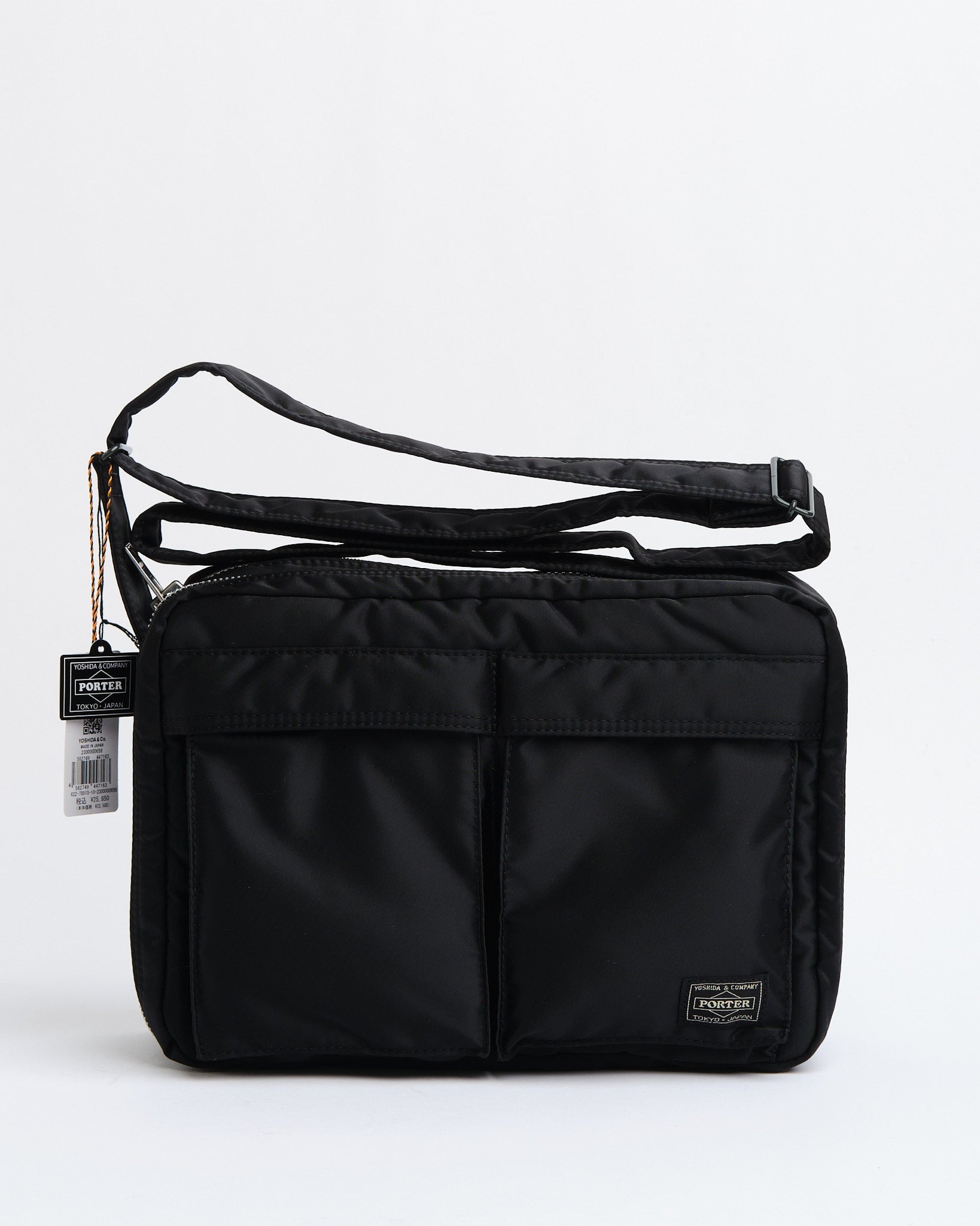 TANKER SHOULDER BAG (L) BLACK