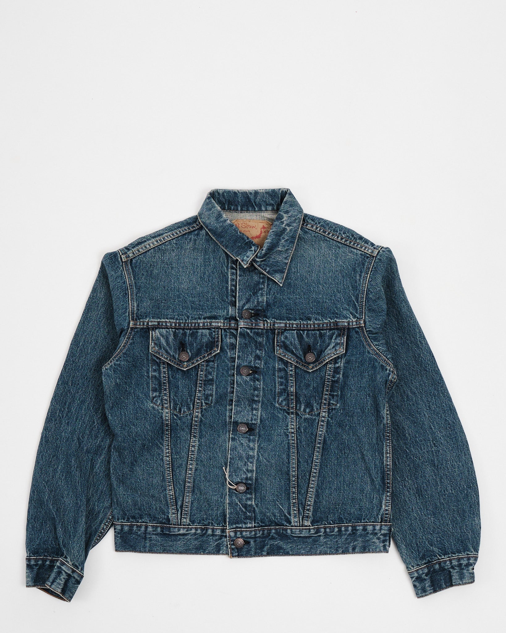 Type 2 1950's Denim Jacket One Wash Indigo 81 by Orslow ▶️ Meadow