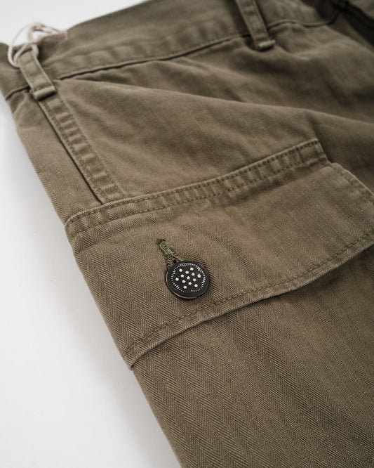 orSlow Easy Cargo Pants Army Green, Meadow Online Store