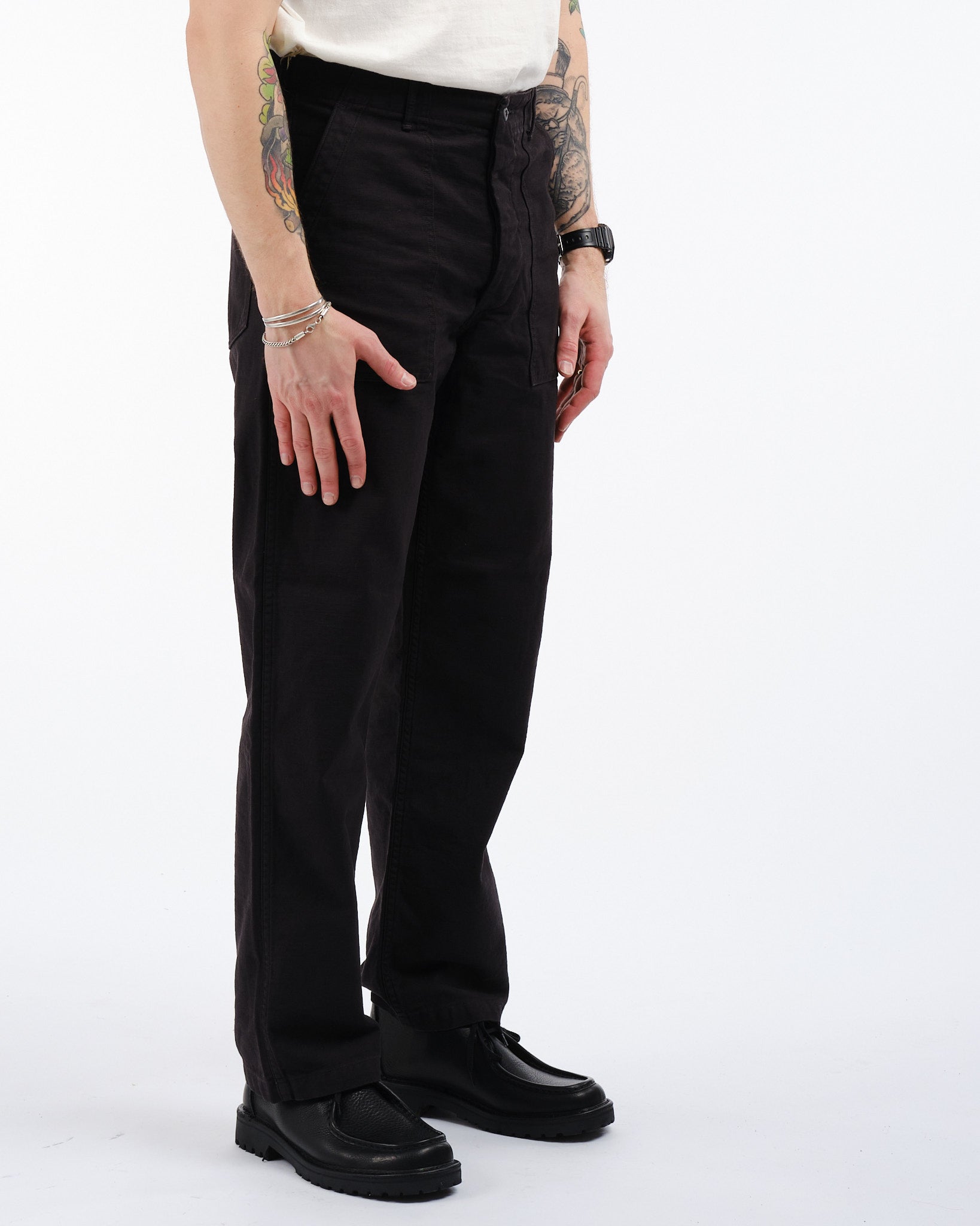 US ARMY FATIGUE PANTS REGULAR FIT BLACK