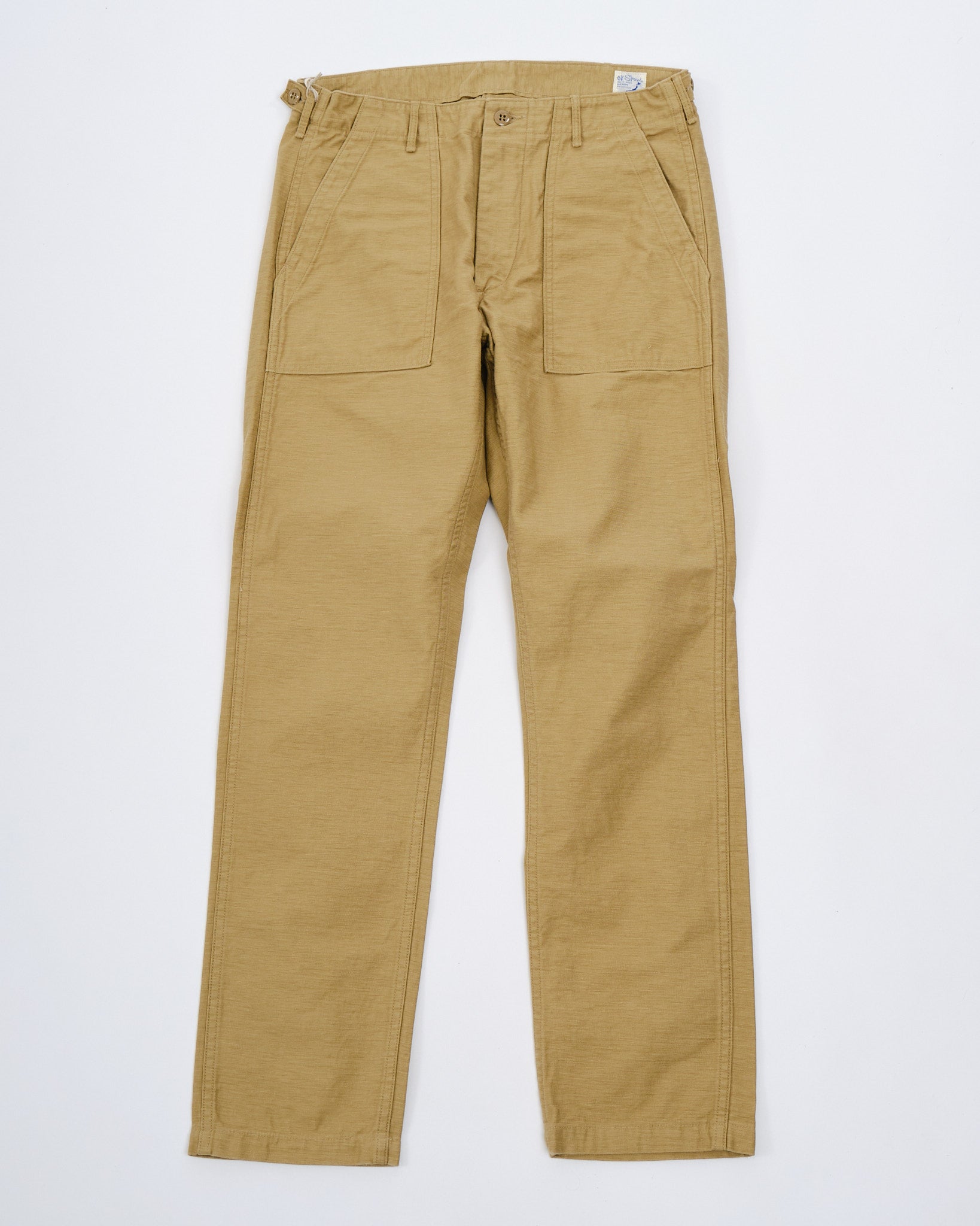 US ARMY FATIGUE PANTS SLIM FIT KHAKI